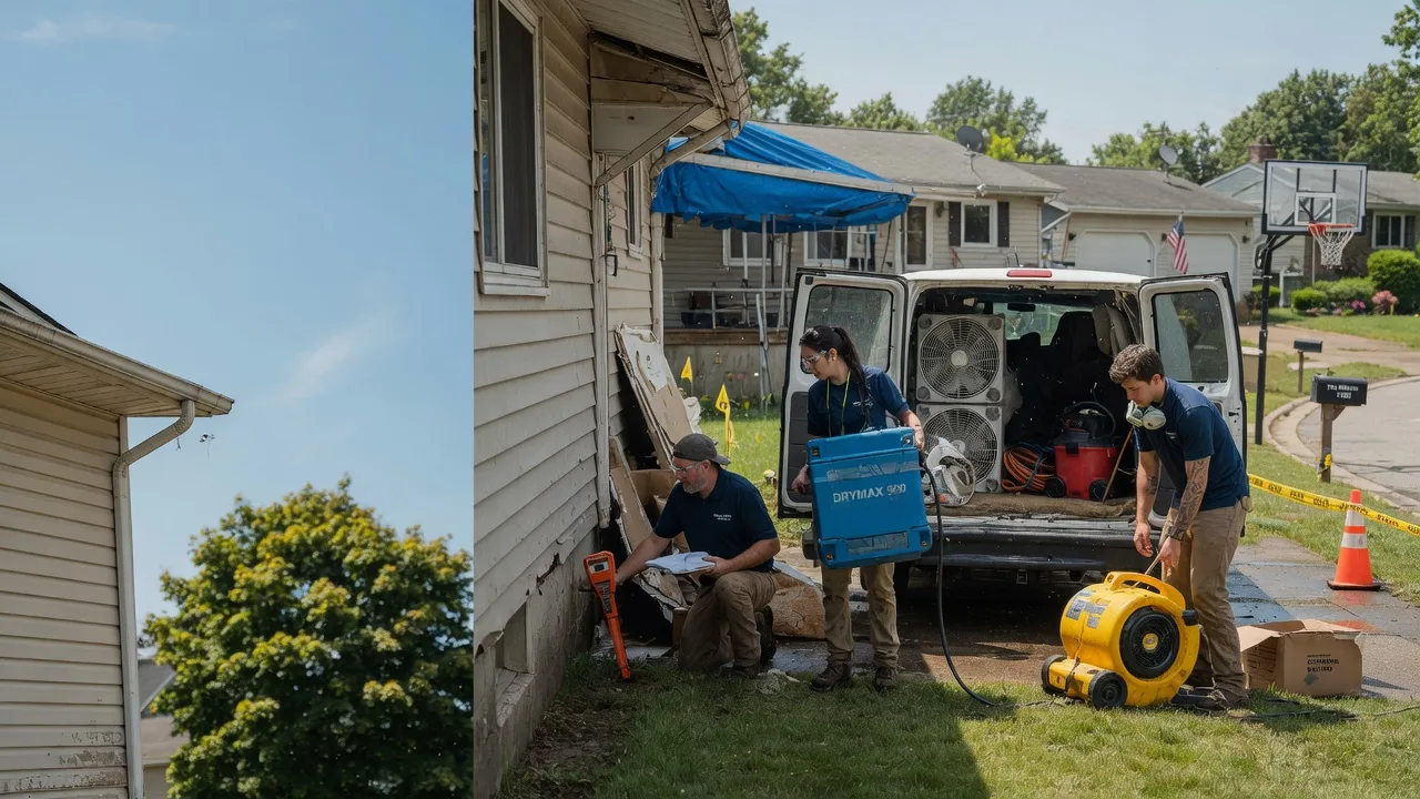 Ceiling Leak Cleanup in Hamlin, NY near me